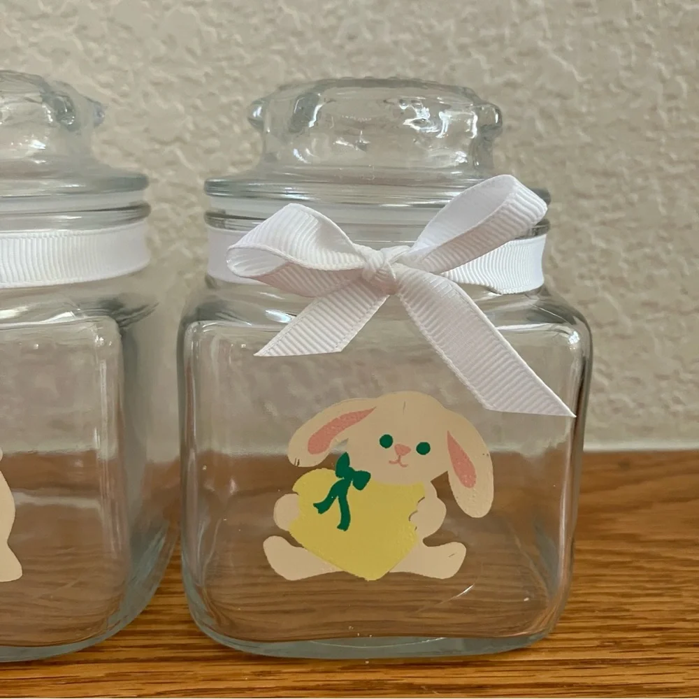 Glass Nursery Jars (Set of 3)